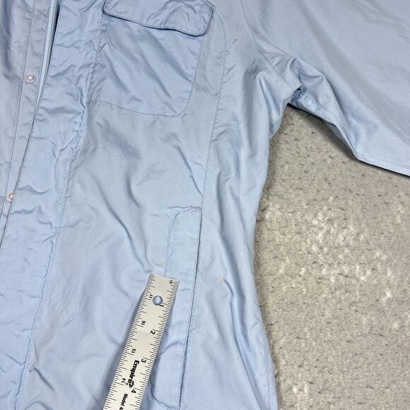 Patagonia Slate Sky Rain Jacket Women’s Small Blue Full Zip Hooded Pockets 27072 - Picture 10 of 15